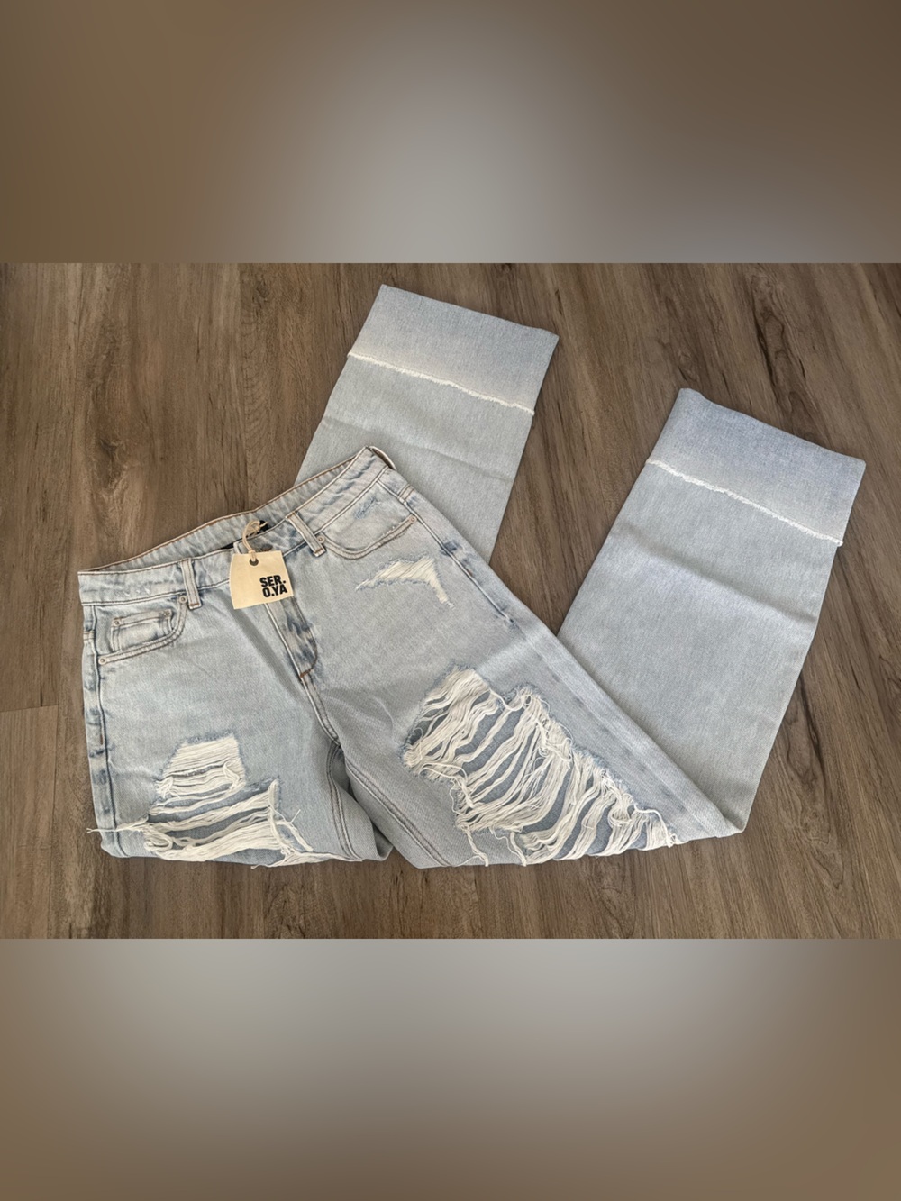Seroya MARGOT CUFFED DISTRESSED JEAN